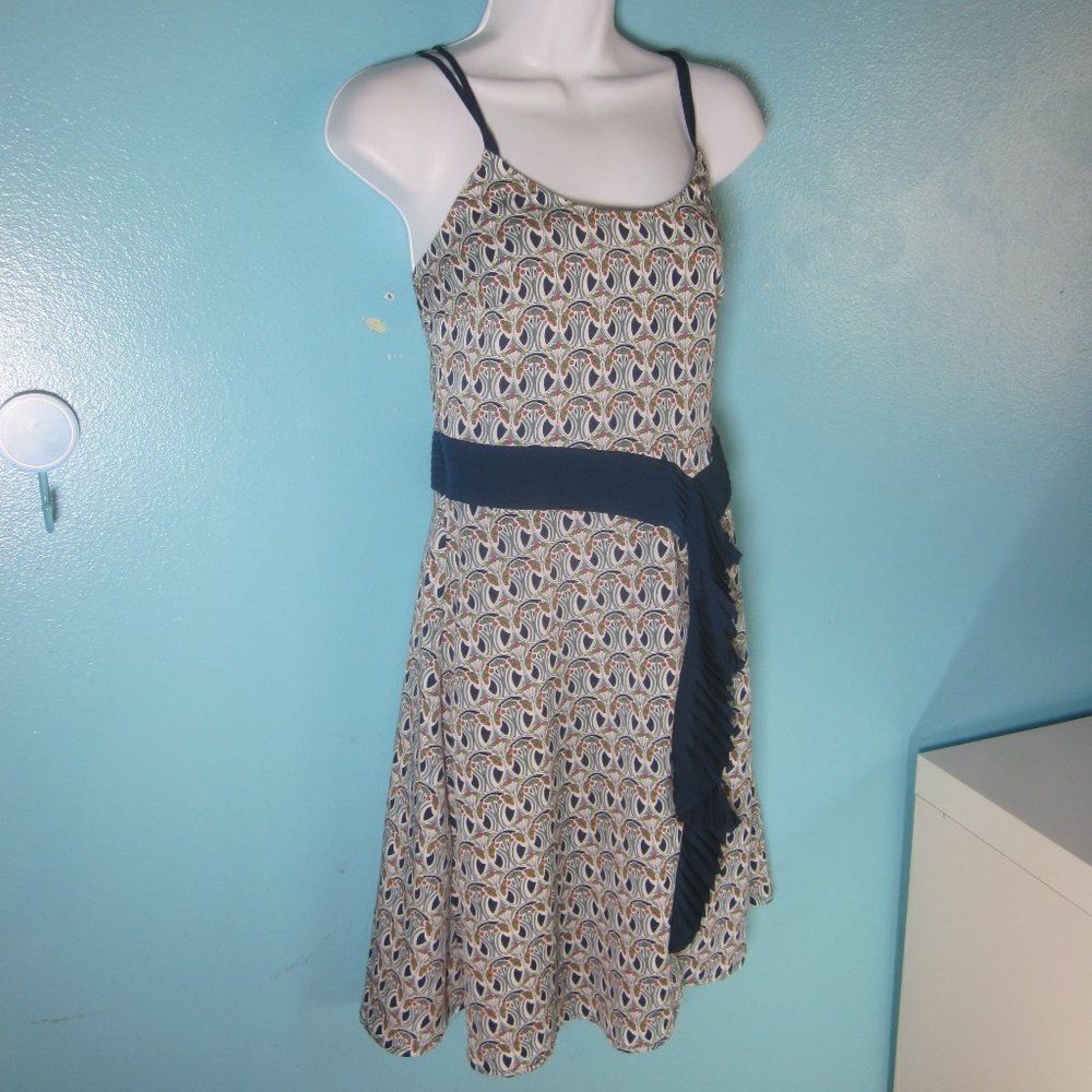 Liberty of London Target Strappy Summer Dress Womens 2 Side Zip Floral Pattern